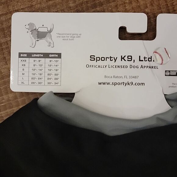 💥SPORTY K9 - SOX dog jersey - sz M - Picture 2 of 3